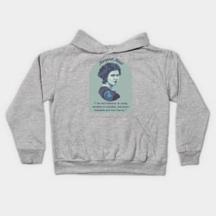 Margaret Mead Portrait and Quote Kids Hoodie